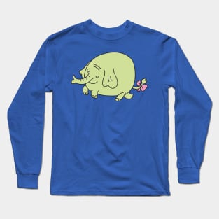 Cute Elephant Long Sleeve T-Shirt